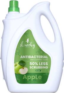 SQUEEKY Antibacterial Dishwashing Gel, 5 Ltr | 50% Less Scrubbing | Leaves No Residue Dish Cleaning Gel