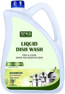 WNG Power Drop Dish Wash Liquid Gel Green lemon Dish Cleaning Gel