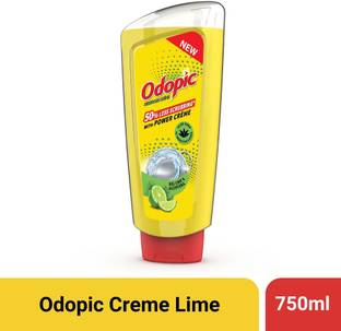 Odopic Dishwash Creme Lime Liquid Gel | Kitchen Utensil Cleaner Dish Cleaning Gel