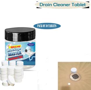 S R SHINE Drain Smell Eliminator and Sink Cleaner. Fresh Lemon Scent-7 GRAMS Pack, 20 Dish Cleaning Gel