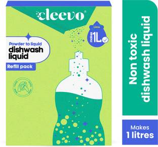cleevo Dishwashing Liquid| Refill Pack |Natural & Non Toxic| Dish Cleaning Gel Dish Cleaning Gel