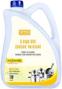 WNG Dishwash Liquid Gel,Leaves No Residue, Grease Cleaner For All Utensils Dish Cleaning Gel