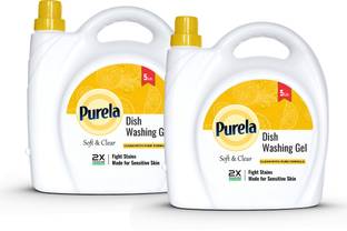 PURELA Dish Wash Utensil Cleaner, Tough Stain Removal Dish Cleaning Gel Dish Cleaning Gel
