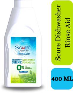 Scure Dishwasher Rinse Aid Liquid 400ml Dishwashing Detergent