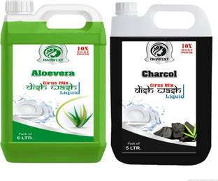 TRAYTEXT ALOVERA & CHARCOAL DISH WASHING LIQUID Dish Cleaning Gel