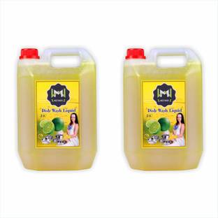 MIZZIWASH yellow dish wash Liquid GEL utensil cleaner 10 LTR Dish Cleaning Gel