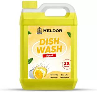 RELDOR Lemon Dishwash Anti Bac Liquid AND Anti Smell Liquid Dish Cleaning Gel Dish Cleaning Gel