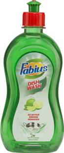 FABIUS GREEN DISHWASH WITH 2X ACTIVE GREASE REMOVER WITH POWER BOOSTER Dish Cleaning Gel