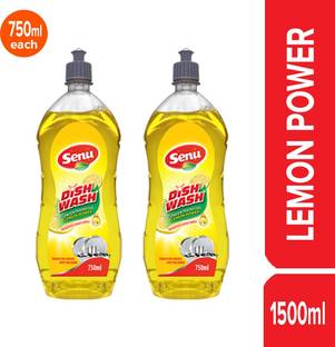 Senu Concentrated Liquid Dishwash 750 ml (Pack of 2) Dish Cleaning Gel