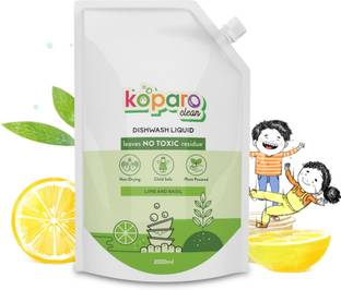 Koparo Organic Dishwash Liquid | Natural & Non-Toxic | Soft on Hands | Baby & Pet Safe| Dish Cleaning Gel