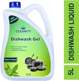 cleanity Dishwash Gel for All Utensils Anti-Bacterial Dish & Utensil cleaning Dish Cleaning Gel