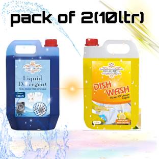 varunda Bumily FRONT LOAD LIQUID WASHING MACHINE DETERGEN WITH LEMON DISH GEL (10L) Dish Cleaning Gel