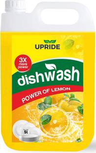 Upride Lemon Dish Wash Gel For Cleansing Stains, Oil, Grease And Bacteria Dish Cleaning Gel