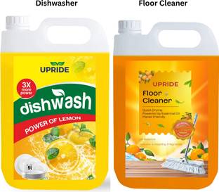 Upride Dishwash Liquid Dish Cleaning gel with Floor Cleaner Gel,kills 99.99% Germs Dish Cleaning Gel