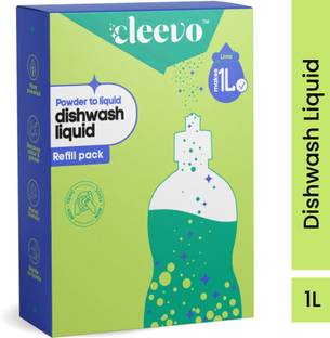 cleevo Dishwashing Liquid| Refill Pack |Natural & Non Toxic| Dish Cleaning Gel Dish Cleaning Gel