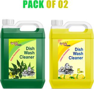 mahiliquid Neem And Lemon Dishwash Oil & Washes Off Kitchen Utensil Cleaner Dish Cleaning Gel