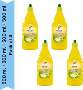 Feel Close Live Close Dish washing Gel 500 ml Pack of 4, Removes Bad Odours and tough grease stains Dish Cleaning Gel
