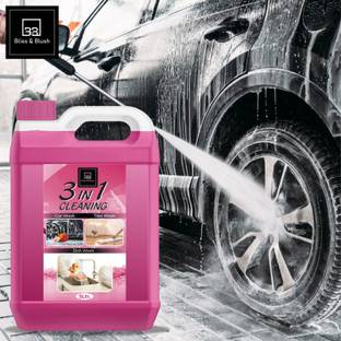 BLISS & BLUSH 3 IN 1 PINK CAR WASH SHAMPOO+FLOOR CLEANER+DISH WASH LIQUID DETERGENT Car Washing Liquid