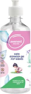 awenest Baby Natural Bottle Cleaning Liquid and Baby Dishwash, 100% Plant-based Dish Cleaning Gel