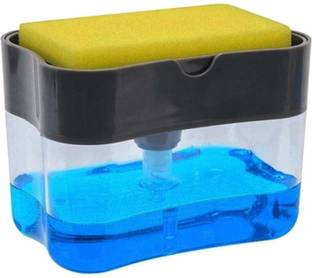 Hk Group 2 in 1 Soap Pump Plastic Dispenser for Dishwasher Dish Cleaning Gel