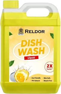 RELDOR dishwash Liquid Gel With Lime Fragrance No Residue Dish washing Liquid Dish Cleaning Gel