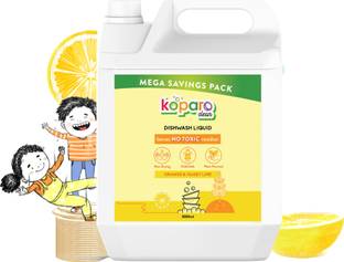 Koparo Organic Dishwash Liquid, Plant Based with Tea Tree Oil Germ Protection Dish Cleaning Gel
