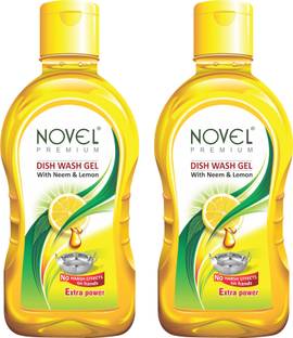 NOVEL Dish Wash Gel Pack Of 2 Dish Cleaning Gel