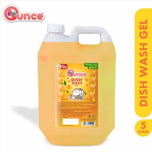 Ounce Dishwash Liquid Gel Orange|NonToxic|Safe on Hands|Residue,Germ Free Detergent Dish Cleaning Gel