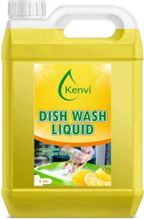 KENVI Dish Cleaning Gel , Dishwash Liquid Lemon, Non Acidic Dish cleaning grl 5 liter Dish Cleaning Gel
