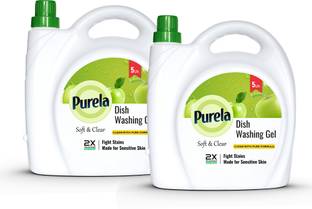 PURELA Dish Washing Liquid, Tough Stain Removal Concentrate Dishwash Liquid Dish Cleaning Gel