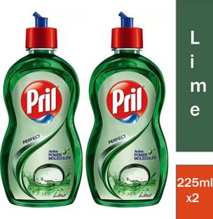 Pril Lime Grease Fighter Insta Clean @@ Pack Of 2(225MLX2) Dish Cleaning Gel