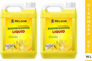 RELDOR Premium High Action Dishwashing Liquid - 10L Dish Cleaning Gel