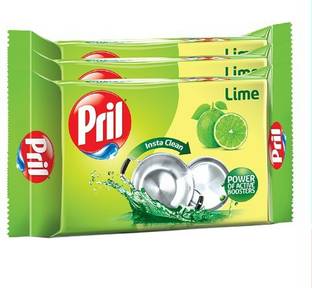 Pril Insta Clean Lime Dishwash Bar