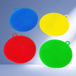 Mallade Oil Repellent Scrubbing Pad for Greasy Utensils Dishwash Bar