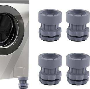 Dreamy Delights 4 pcs Anti-Vibration Pads for Washing Machines, Adjustable Height Washer Dishwash Bar