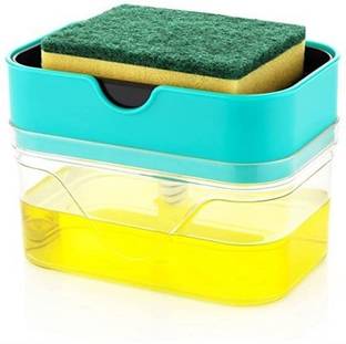 AK traders 2 IN 1 kitchen soap dispenser Dishwash Bar
