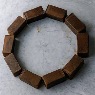 Thank You Black Soap 1 Kg (100g * 10 Pieces) for Utensils Dish Cleaning Stain Removal Dishwash Bar