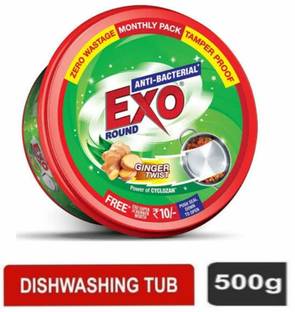 Exo Anti-Bacterial Round Monthly Pack ## Pack Of (500g) Dishwash Bar