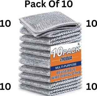 TOPPA Pack of 10 Wire Cloth / Dishwashing Scrub Pads Ccx10.65 Dishwash Bar