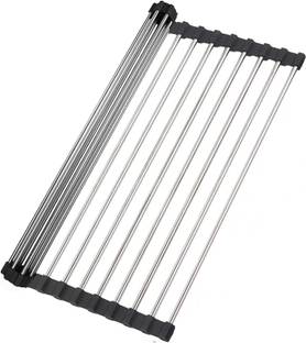 Gyanadh Roll Up Dish Drying Rack Multipurpose Foldable Sink Drying Rack Dishwash Bar