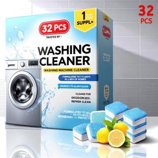 DrumFresh 32 Pcs Ultimate Washing Machine Cleaning Tablets | Easy to Use Dishwashing Detergent