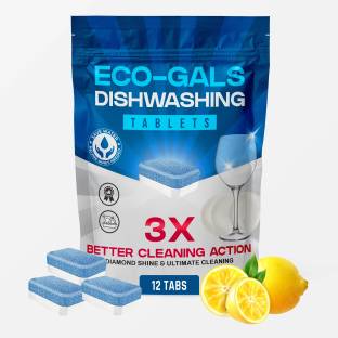 Eco-Gals Auto Dishwashing Tablets, All in 1 Max Tablets, Best ever Clean & Shine Dishwashing Detergent