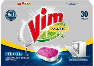 Vim Matic Dishwash All In One Tablets Dishwashing Detergent
