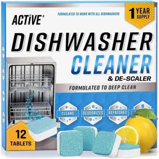 Eco-Gals Dishwasher Cleaner and De-scaler Tablets, Used to Clean Dishwasher Dishwashing Detergent