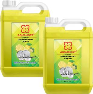 AQUAHOST Dish wash liquid Lemon Fragrance Dish Cleaning Gel