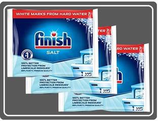 Finish Dishwashing Salt 3Kg Pack Of 3 Dishwashing Detergent