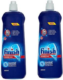 Finish Rinse Aid 800ml Pack Of 2 Dishwashing Detergent