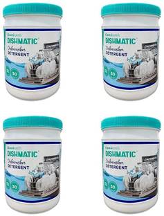 Dishmatic Dishwasher Detergent, Automatic Dishwasher Powder for Spot-Free, Sparkling Clean Dishes (Pack of 4) Dishwashing Detergent
