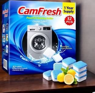 camfresh 32 PIS Washing Machine Cleaner for Front and Top Daily Dishwashing Detergent