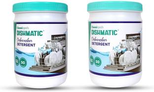 Dishmatic Dishwasher Detergent, Automatic Dishwasher Powder for Spot-Free, Sparkling Clean Dishes (Pack of 2) Dishwashing Detergent